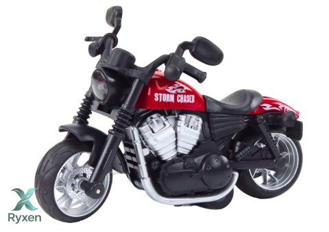 Motocykl Sportowy Harley z Napędem Frykcyjnym 3 Kolory LEAN TOYS