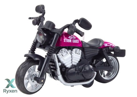 Motocykl Sportowy Harley z Napędem Frykcyjnym 3 Kolory LEAN TOYS