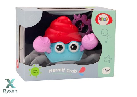 Pełzający Krab Nakręcany Kolorowy Krabik Chodzący Interaktywny LEAN TOYS
