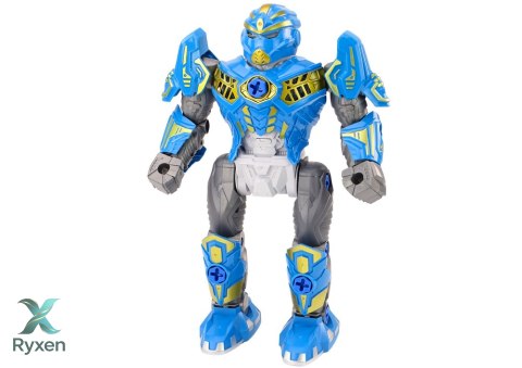 Robot Do Skręcania Broń Wiertarka Śrubokręt Światła Dźwięk Niebieski LEAN TOYS