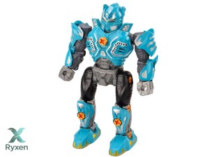Robot Do Skręcania Broń Wiertarka Śrubokręt Światła Dźwięk Turkusowy LEAN TOYS