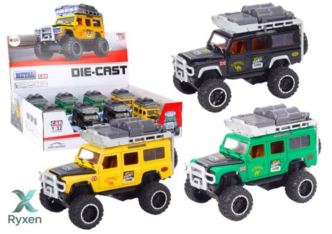 Samochód Terenowy Guard 1:32 Metalowy Napęd Światła Dźwięki LEAN TOYS
