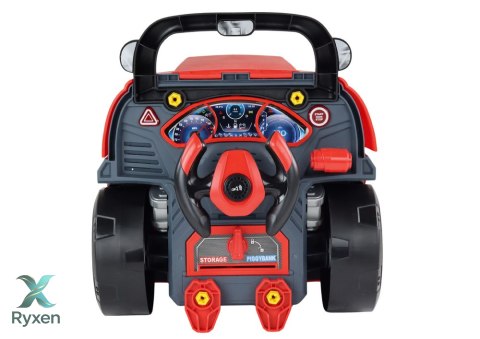 Silnik Ciężarówka Do Rozkręcania Zestaw Majsterkowicza Czerwony Warsztat LEAN TOYS