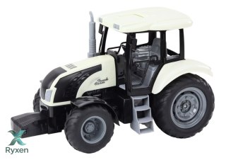 Traktor Zdalnie Sterowany RC 2.4G Dźwięki Biały LEAN TOYS