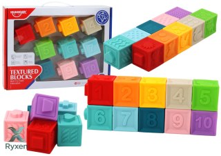 Układanka Edukacyjna Dla Maluchów Klocki Kształty Liczby LEAN TOYS