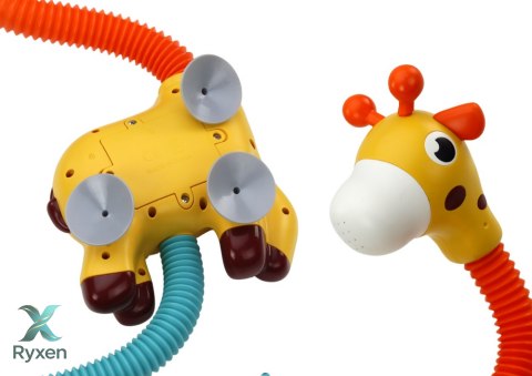 Zabawka Do Kąpieli Prysznic Zraszacz Żyrafa Żółta LEAN TOYS