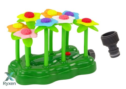 Zabawka Ogrodowa Wodna Kwiatki Zraszacz Fontanna Dla Dzieci Podświetlenie LEAN TOYS