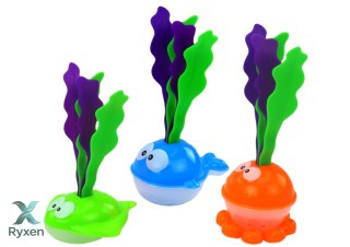 Zabawki Do Kąpieli Sitko Kosz 2w1 Rekin Rybki z Glonami LEAN TOYS