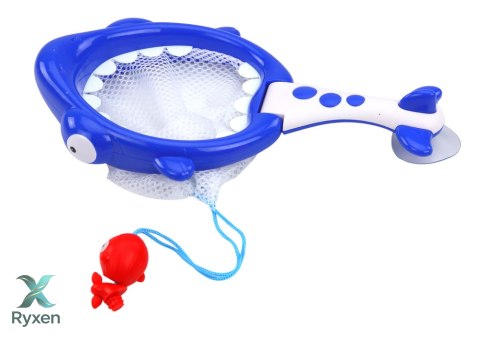 Zabawki Do Kąpieli Sitko Kosz 2w1 Rekin Rybki z Glonami LEAN TOYS