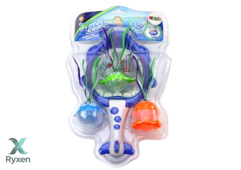 Zabawki Do Kąpieli Sitko Kosz 2w1 Rekin Rybki z Glonami LEAN TOYS