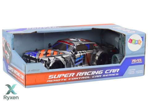 Zdalnie Sterowane Sportowe Auto RC 1:18 Szare LEAN TOYS