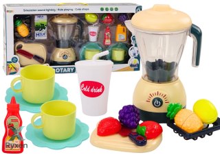 Zestaw Elektryczny Blender Owoce Do Krojenia Światła Dźwięki LEAN TOYS