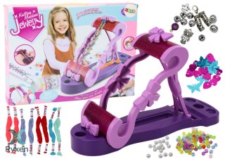 Zestaw Kreatywny Maszynka Do Robienia Biżuterii Mulina Koraliki LEAN TOYS
