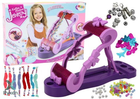 Zestaw Kreatywny Maszynka Do Robienia Biżuterii Mulina Koraliki LEAN TOYS