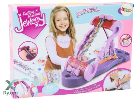 Zestaw Kreatywny Maszynka Do Robienia Biżuterii Mulina Koraliki LEAN TOYS