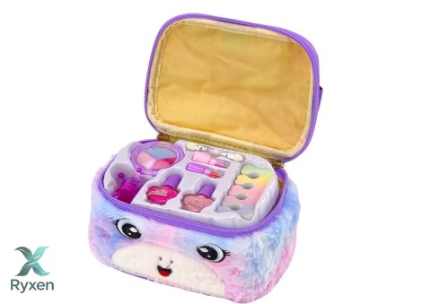 Zestaw Piękności Pluszowa Kosmetyczka Jednorożec Lakiery Cienie LEAN TOYS