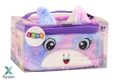 Zestaw Piękności Pluszowa Kosmetyczka Jednorożec Lakiery Cienie LEAN TOYS