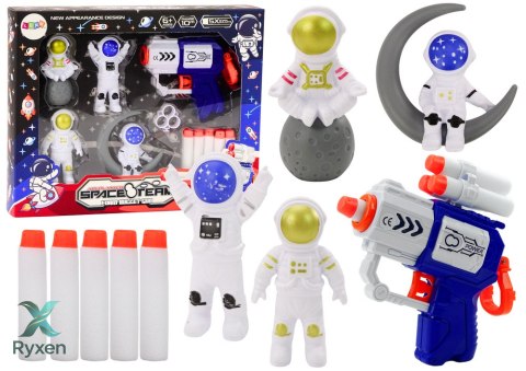 Zestaw Pistolet Na Miękkie Strzałki Kosmiczny Kosmonauci LEAN TOYS