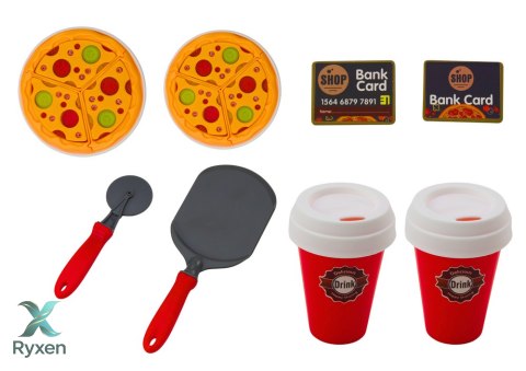 Zestaw Sklep Pizza Ekspres Do Kawy Napoje Kasa Fiskalna LEAN TOYS