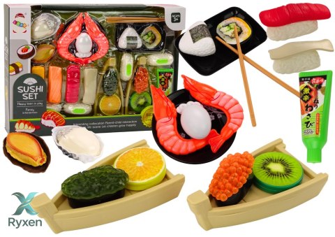 Zestaw Zabawkowy Do Sushi Akcesoria Krewetki Dla Dzieci 24 ele. LEAN TOYS