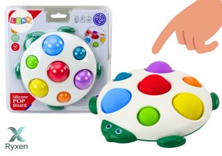 Żółw Sensoryczny Zabawka Tablica Edukacyjna Wypustki Pop-It LEAN TOYS
