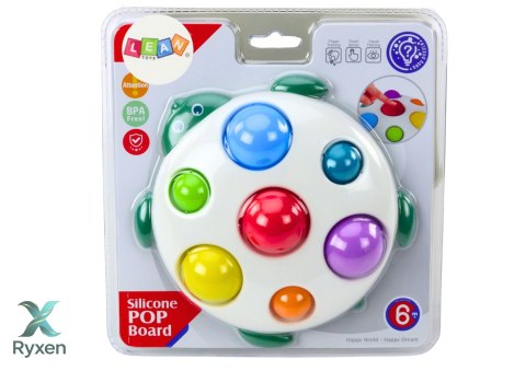 Żółw Sensoryczny Zabawka Tablica Edukacyjna Wypustki Pop-It LEAN TOYS