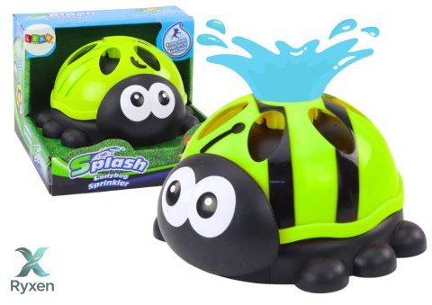 Zraszacz Ogrodowy Biedronka Fontanna Wodna Zielona LEAN TOYS