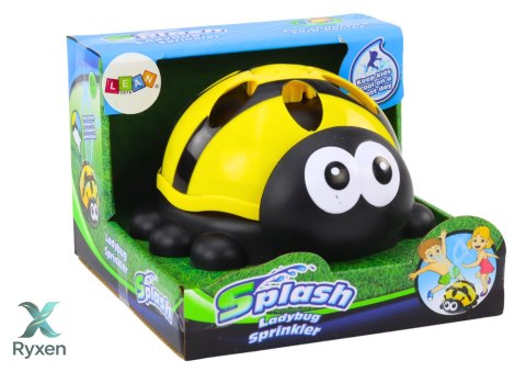 Zraszacz Ogrodowy Biedronka Fontanna Wodna Żółta LEAN TOYS