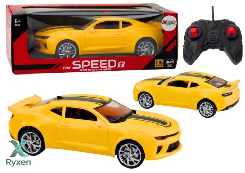 Autko Samochód Sportowy Zdalnie Sterowany RC 1:16 Żółty LEAN TOYS