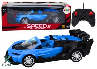 Autko Samochód Sportowy Zdalnie Sterowany RC 1:18 Niebieski LEAN TOYS