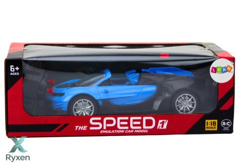 Autko Samochód Sportowy Zdalnie Sterowany RC 1:18 Niebieski LEAN TOYS