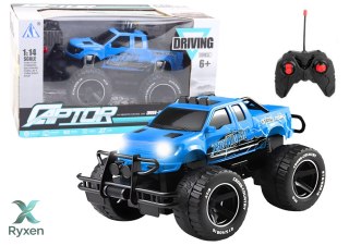 Autko Samochód Terenowy Zdalnie Sterowany RC 1:14 Niebieski LEAN TOYS