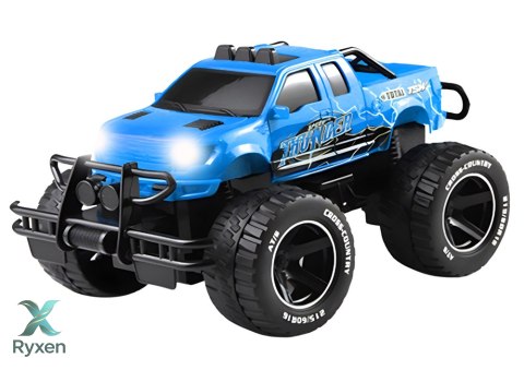 Autko Samochód Terenowy Zdalnie Sterowany RC 1:14 Niebieski LEAN TOYS