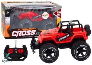 Autko Samochód Terenowy Zdalnie Sterowany RC 1:18 Czerwony LEAN TOYS