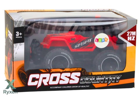 Autko Samochód Terenowy Zdalnie Sterowany RC 1:18 Czerwony LEAN TOYS