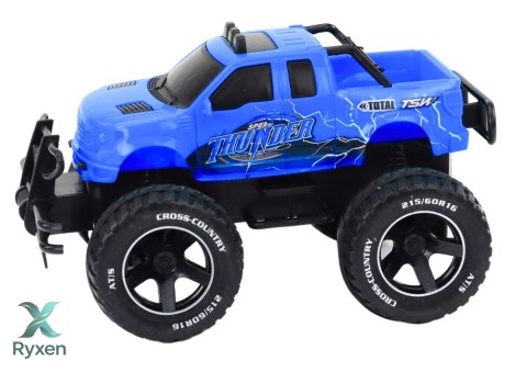 Autko Samochód Terenowy Zdalnie Sterowany RC 1:18 Niebieski LEAN TOYS