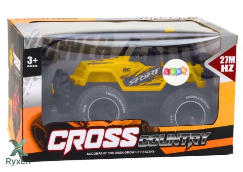 Autko Samochód Terenowy Zdalnie Sterowany RC 1:18 Żółty LEAN TOYS