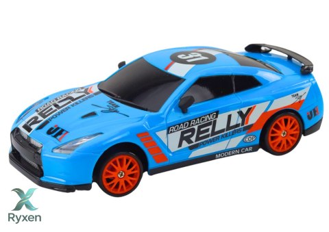 Autko Sportowe Zdalnie Sterowane R/C 1:24 Niebieski Wymienne Koła LEAN TOYS