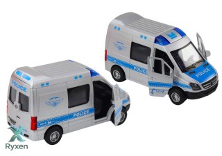 Auto Policyjne 1:32 Otwierane Drzwi Światła Dźwięki Napęd LEAN TOYS