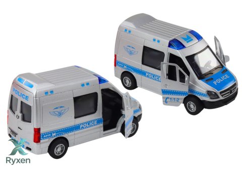 Auto Policyjne 1:32 Otwierane Drzwi Światła Dźwięki Napęd LEAN TOYS