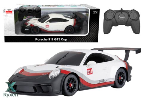 Auto RC 1:18 Rastar Porshe 911 GT3 Biało-Szare RASTAR