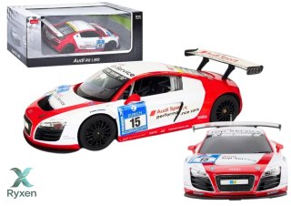 Auto R/C 1:24 Zdalnie Sterowane Sportowe AUDI R8 LMS Białe RASTAR
