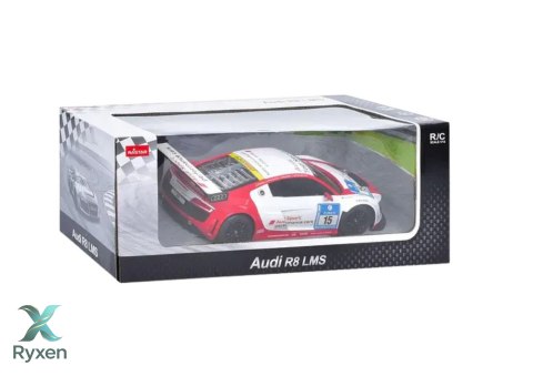 Auto R/C 1:24 Zdalnie Sterowane Sportowe AUDI R8 LMS Białe RASTAR