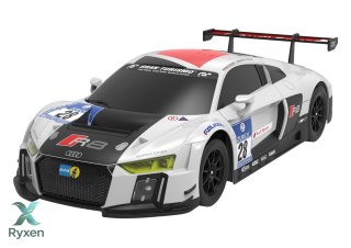 Auto R/C 1:24 Zdalnie Sterowane Sportowe AUDI R8 LMS Biało-Czarne RASTAR