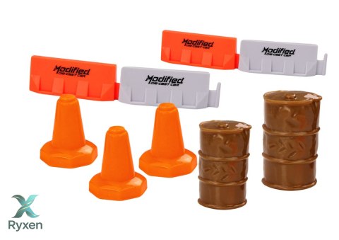 Ciężarówka Z Przyczepą Niebieska 1:24 TIR Auto Ciężarowe Akcesoria Dźwięki LEAN TOYS