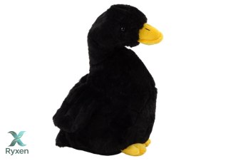 Czarna Pluszowa Gęś Maskotka Przytulanka Pluszak Kaczka 30cm LEAN TOYS
