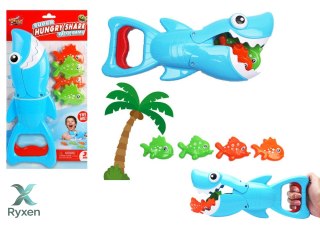 Gra Kąpielowa Zestaw Rekin Łowca Rybek Niebieski LEAN TOYS