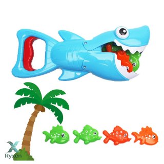 Gra Kąpielowa Zestaw Rekin Łowca Rybek Niebieski LEAN TOYS