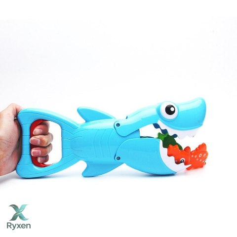 Gra Kąpielowa Zestaw Rekin Łowca Rybek Niebieski LEAN TOYS