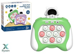 Gra Sensoryczna Kosmos Pop It Na Baterie Światła Dźwięki Zielony LEAN TOYS